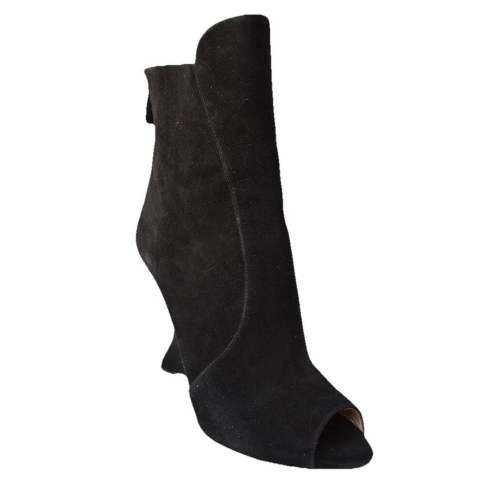 Prada Shoes ankle boots black suede boots 39.5 9.5 - Picture 6 of 10